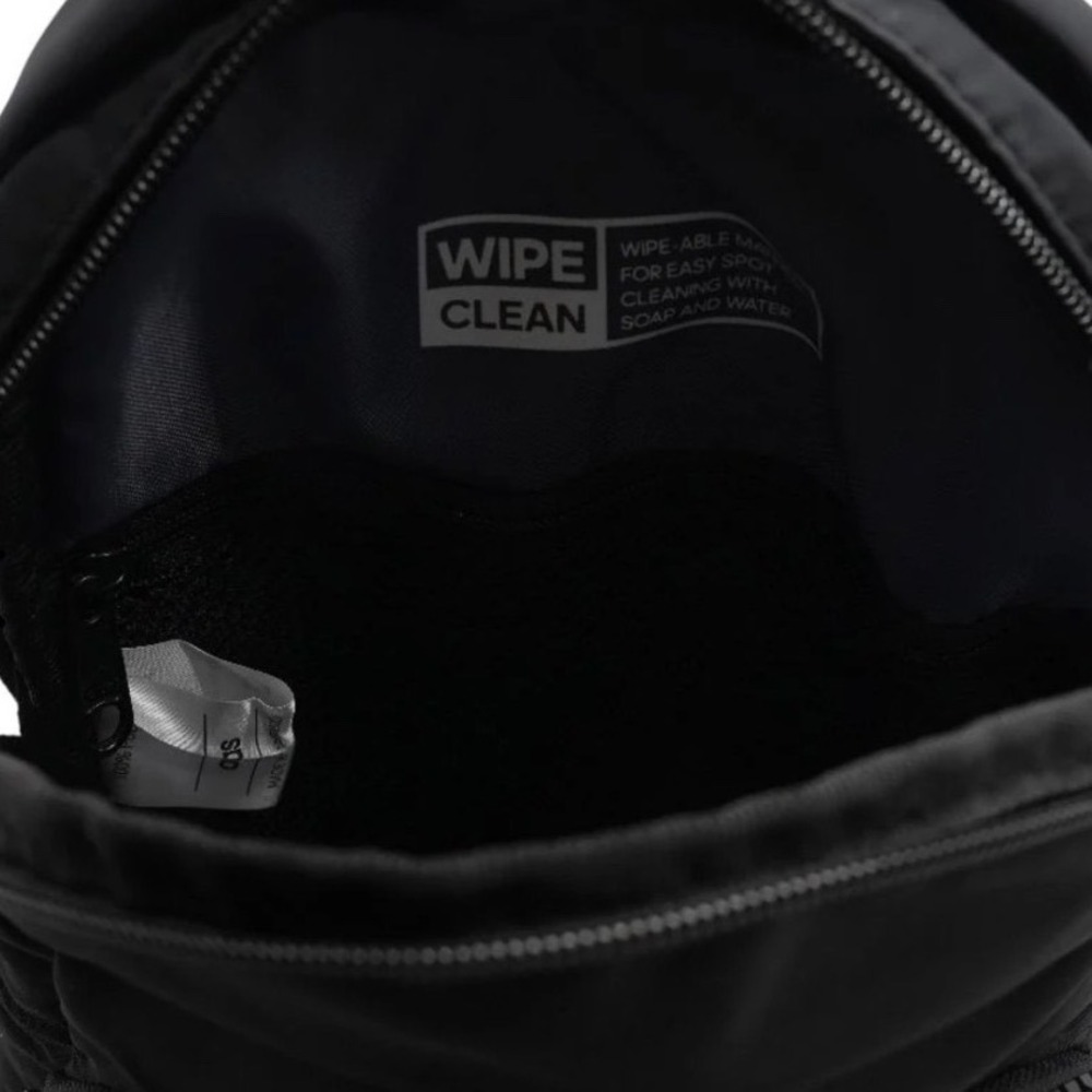Adidas Mini Backpack Women Small Black Excellent Zip Pocket Adjustable Straps - Picture 4 of 5